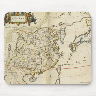 中国 1662年のヴィンテージの地図 マウスパッド