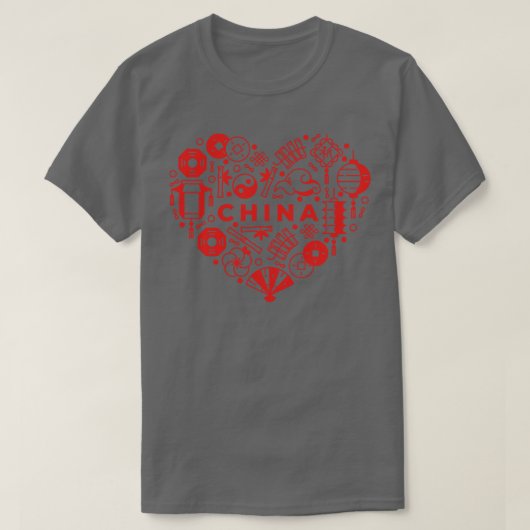 中国 Tシャツ (デザイン正面)