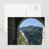 中国Huairou County, Mutianyu Section of The ポストカード (正面/裏面)