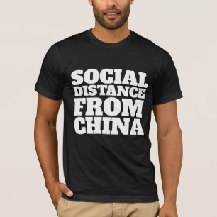 中国Tシャツティーからの社会的距離 Tシャツ