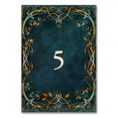 中地国王陛下結婚の テーブルナンバー (裏面)