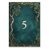 中地国王陛下結婚の テーブルナンバー (裏面)