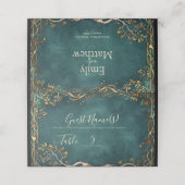 中地国王陛下結婚の プレイスカード (外部開封)