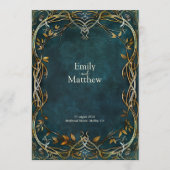 中地国王陛下結婚の メニュー (裏面)