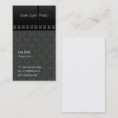 中型のダマスク織のフィルムの写真のカメラマン 名刺 (正面/裏面)