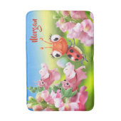 中型のバス・マットのスナップのドラゴンのてんとう虫 バスマット (正面縦)