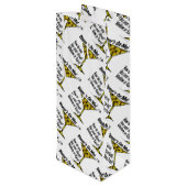 中型ギフトバッグ-かマルティーニのまれなオリーブか。 ワインギフトバッグ (裏面アングル)