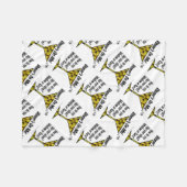 中型フリースブランケット-かマルティーニのまれなオリーブか。 フリースブランケット (正面(横))