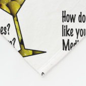 中型フリースブランケット-かマルティーニのまれなオリーブか。 フリースブランケット (角)