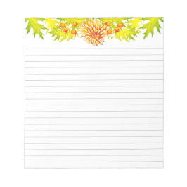 中型メモ帳に秋が訪れる|過去記事 ノートパッド