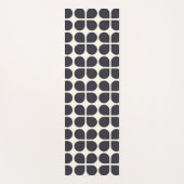 中型形状モダンモノクロの幾何形状 ヨガマット (正面)