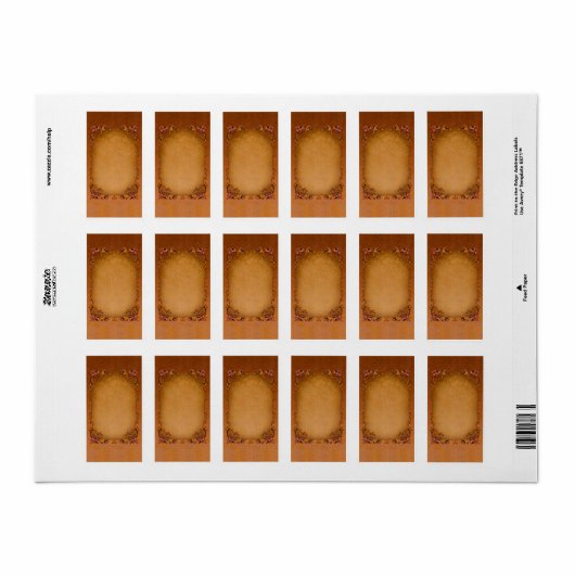 中夏のBrocade薬用ラベル ラベル (フルシート)