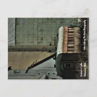 中央およびレイク列車は、オハイオ州デラウェアを追跡 ポストカード