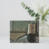 中央およびレイク列車は、オハイオ州デラウェアを追跡 ポストカード (スタンド正面)