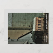 中央およびレイク列車は、オハイオ州デラウェアを追跡 ポストカード (正面/裏面)