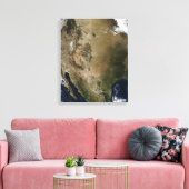 中央および西統一された州 キャンバスプリント (インサイチュ (リビング))