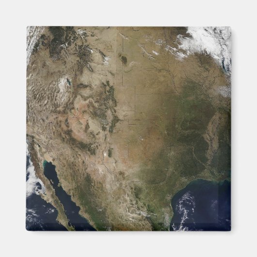 中央および西統一された州 マグネット (正面)