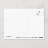 中央と下部のソーントン湖の上を表示 ポストカード (裏面)