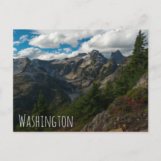 中央と下部のソーントン湖の上を表示 ポストカード (正面)