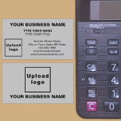 中央に配置されたスタイルグレーの名刺 名刺