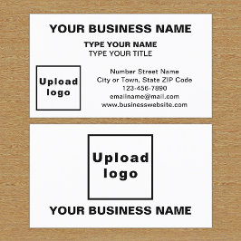 中央に配置されたスタイルホワイト名刺 名刺