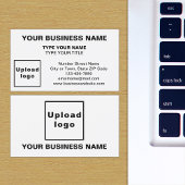 中央に配置されたスタイルホワイト名刺 名刺