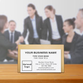 中央に配置されたスタイルホワイト名刺 名刺