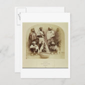 中央のサウゴールの先住民 ポストカード (正面/裏面)