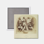 中央のサウゴールの先住民 マグネット (正面/裏面)