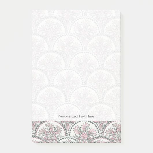 中央のヴィンテージパターン ポストイット (正面)