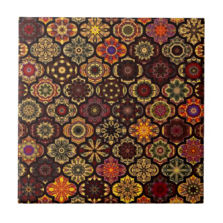 中央の東の宮廷瓦 タイル