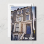 中央の ポストカード (正面/裏面)