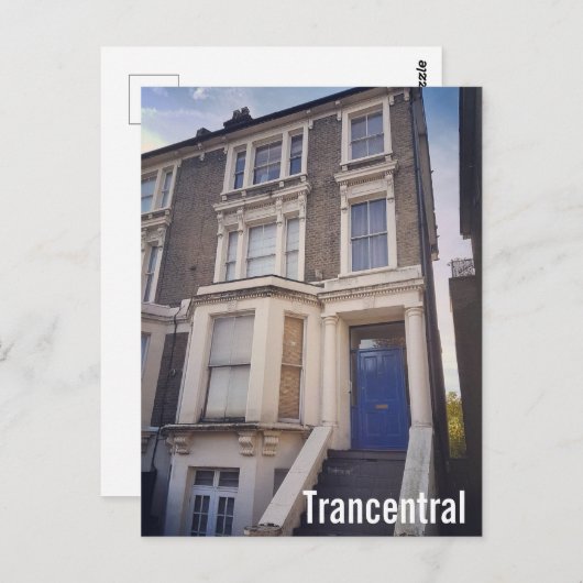 中央の ポストカード (正面/裏面)