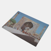 中央アジアのサマルカンド市 ドアマット (アングル)