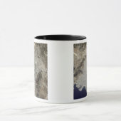 中央アテネの真の色の衛星ビュー マグカップ (中央)