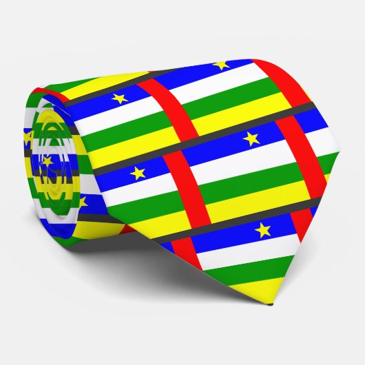 中央アフリカの旗 ネクタイ (ロール)