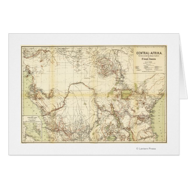 中央アフリカパノラママップ中央アフリカ (正面横)