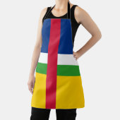 中央アフリカ共和国の国旗 エプロン (インサイチュ)