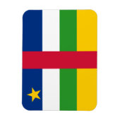 中央アフリカ共和国の国旗 マグネット (縦)