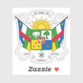 中央アフリカ共和国の紋章 シール (シート)