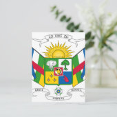 中央アフリカ共和国の軍縮コート ポストカード (スタンド正面)