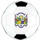 中央アフリカ共和国エンブレム サッカーボール (正面)