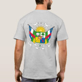 中央アフリカ共和国国旗の独立性 Tシャツ (裏面)