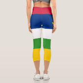 中央アフリカ共和国国旗 カプリレギンス (裏面)