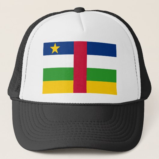 中央アフリカ共和国国旗 キャップ (正面)