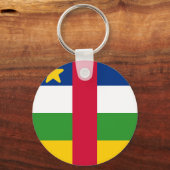 中央アフリカ共和国国旗 キーホルダー (裏面)