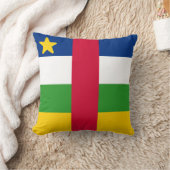 中央アフリカ共和国国旗 クッション (ブランケット)