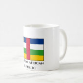 中央アフリカ共和国国旗 コーヒーマグカップ (正面右)