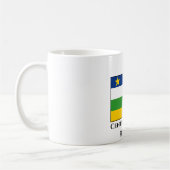 中央アフリカ共和国国旗 コーヒーマグカップ (左)