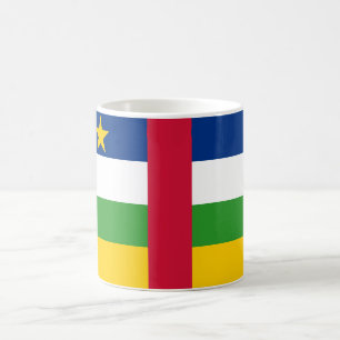 中央アフリカ共和国国旗 コーヒーマグカップ